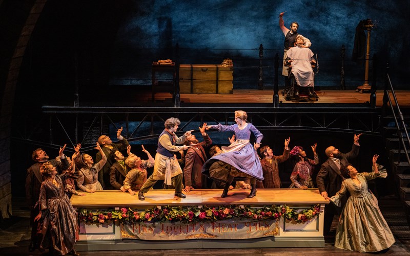 Nathan Salstone in Sweeney Todd on Broadway