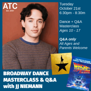 Broadway Dance Masterclass and Q&A with JJ Niemann