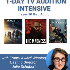 1 Day – TVAudition Intensive with Emmy-Winner Julie Schubert